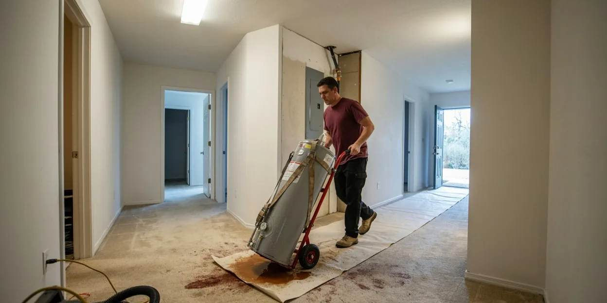 Water Heater Leak Cleanup in Atkinson, NH